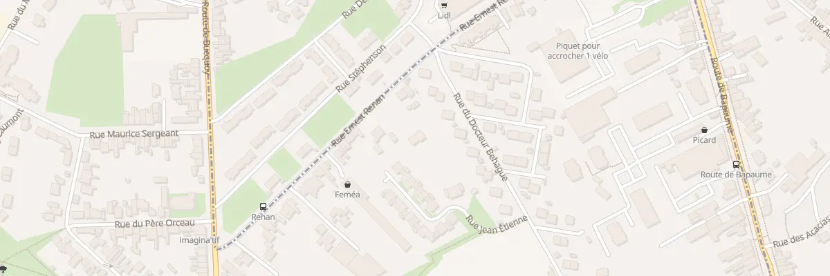 Plan du 46 Rue Ernest Renan à Achicourt