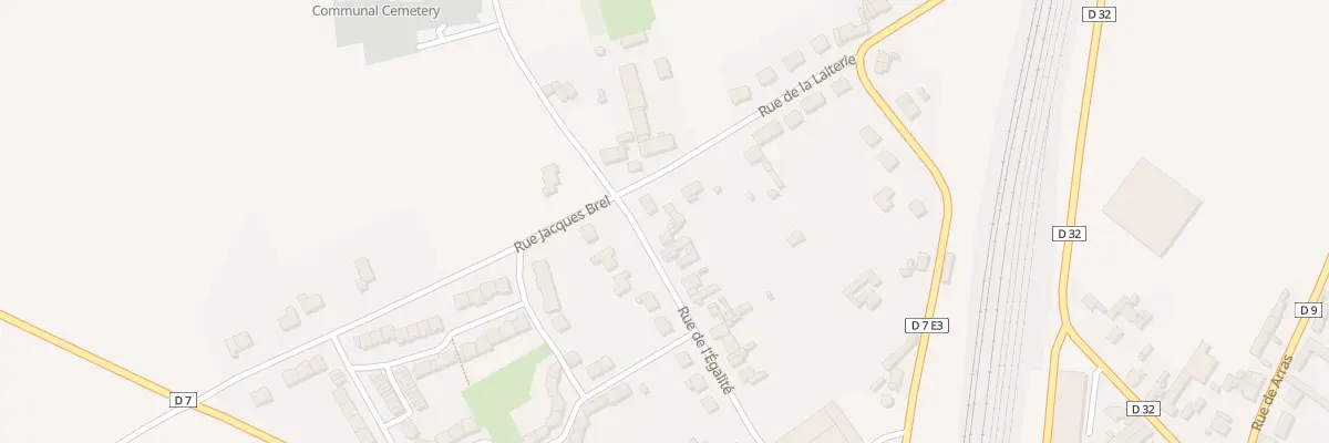 Plan du 23 Rue de l’Egalité à Achiet-le-Grand