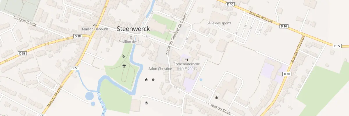 Plan du 36 Grand Place à Steenwerck
