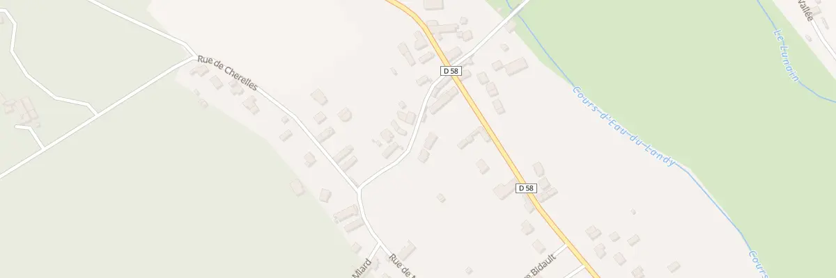 Plan du 1B Rue de Cherelles à Nonville