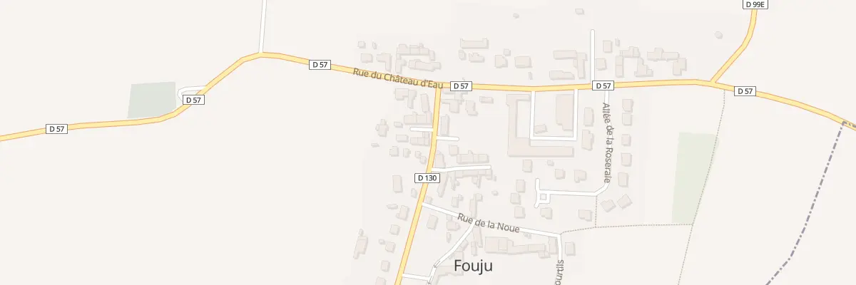 Plan du 70A Rue du Gen de Gaulle à Fouju