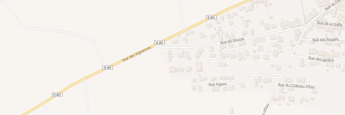 Plan du 43 Rue du Rascas à Luc-sur-Orbieu