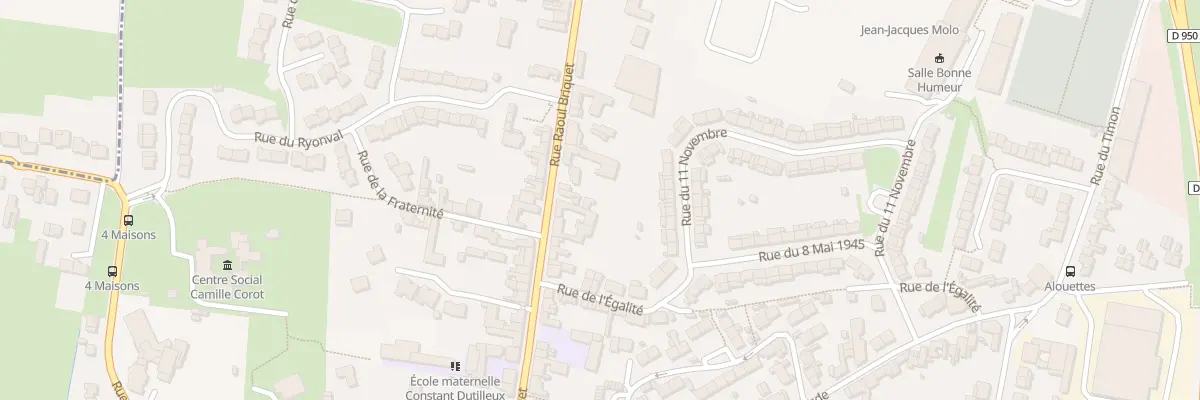 Plan du 46 Rue Raoul Briquet à Saint-Nicolas