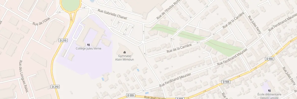 Plan du 334 Rue de la Carrière à Lacroix-Saint-Ouen