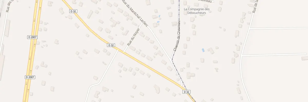 Plan du 74 Rue du Maréchal Leclerc à Fontenay-sur-Loing