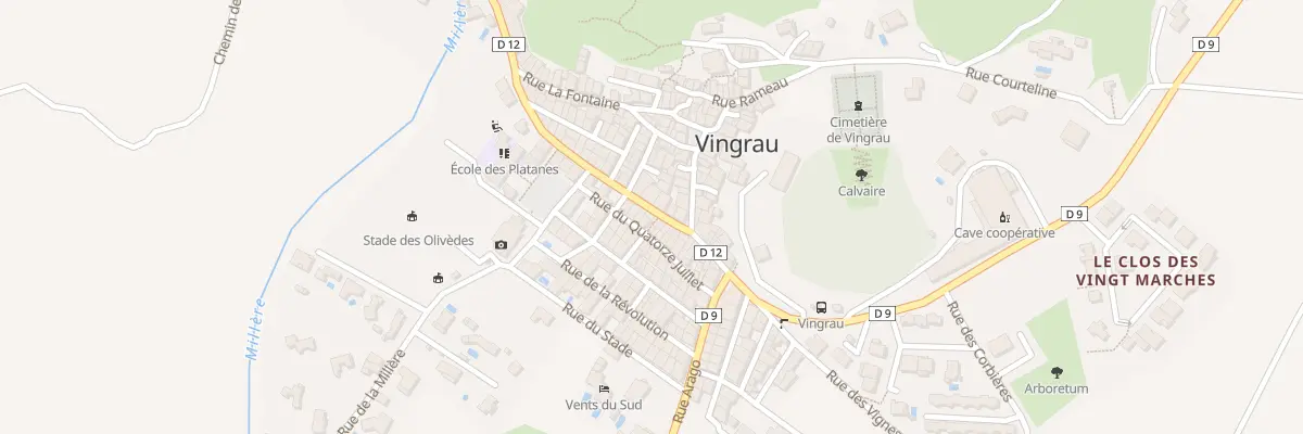 Plan du 28 Rue Mal Joffre à Vingrau