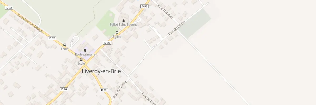 Plan du 13T Rue du Cédre à Liverdy-en-Brie