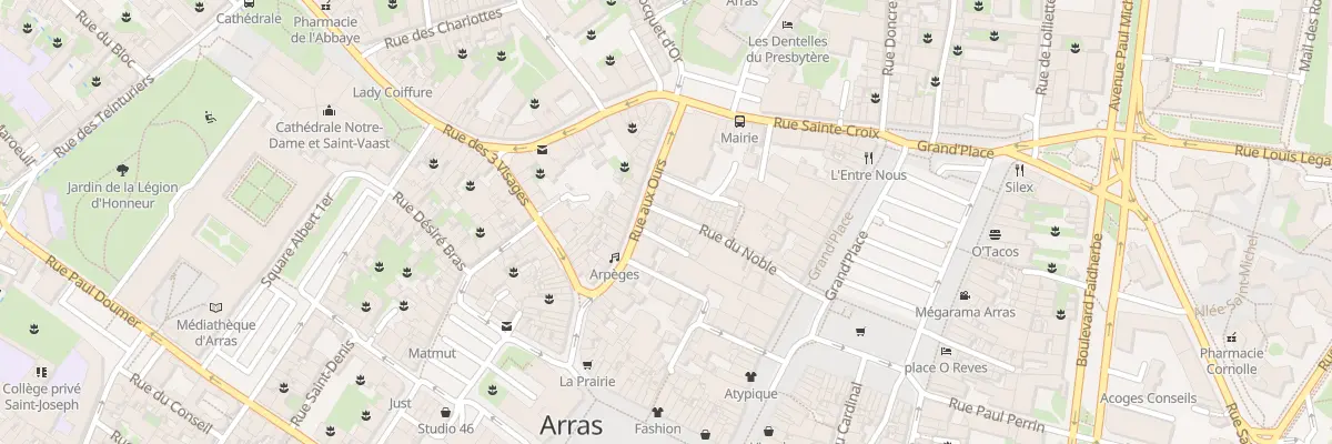 Plan du 11 Rue du Noble à Arras