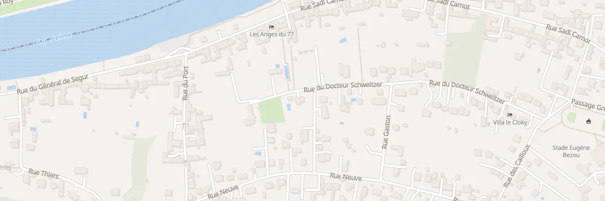 Plan du 54 Rue du Doc Schweitzer à Thomery