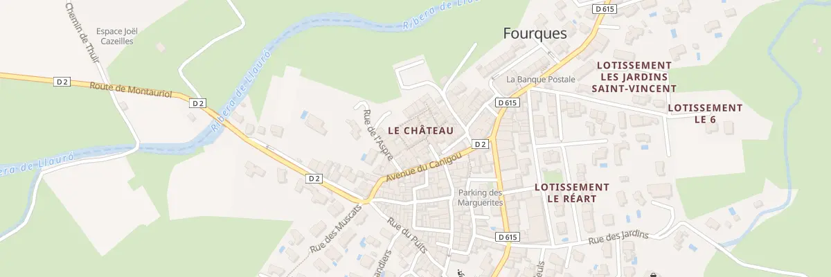 Plan du 23 Rue du Château à Fourques