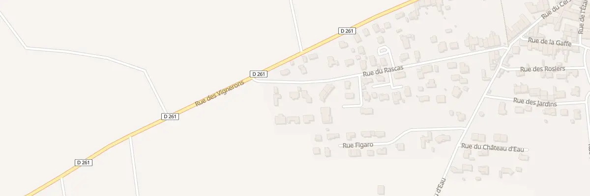Plan du 47 Rue du Rascas à Luc-sur-Orbieu