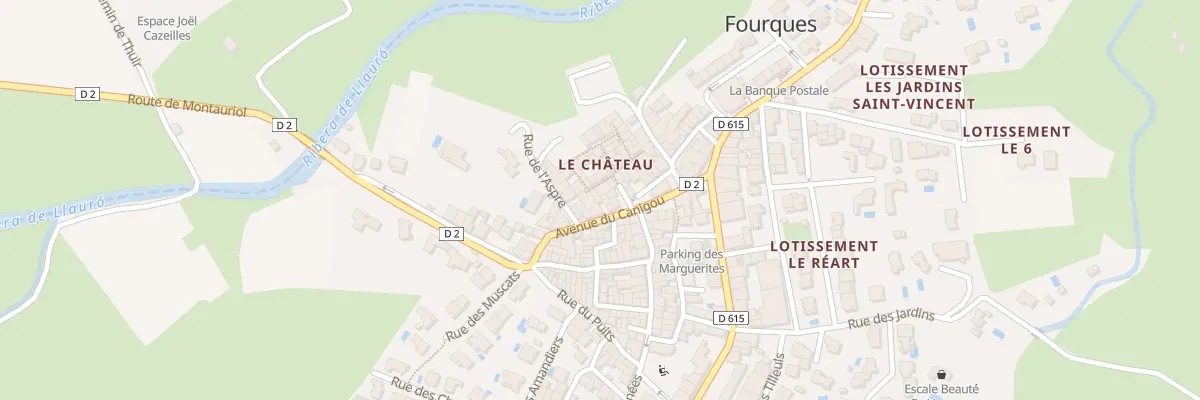Plan du 2 Av du Canigou à Fourques