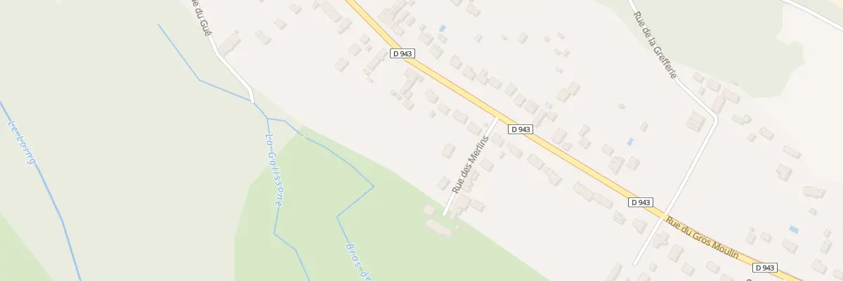 Plan du 740 Rue du Gros Moulin à Amilly
