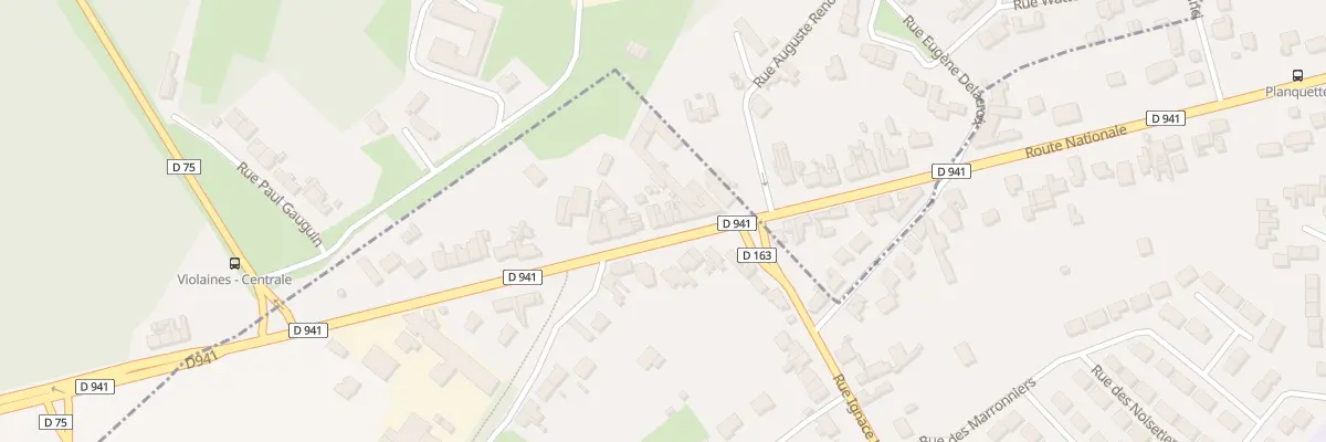 Plan du 30 Rte Nationale à Auchy-les-Mines