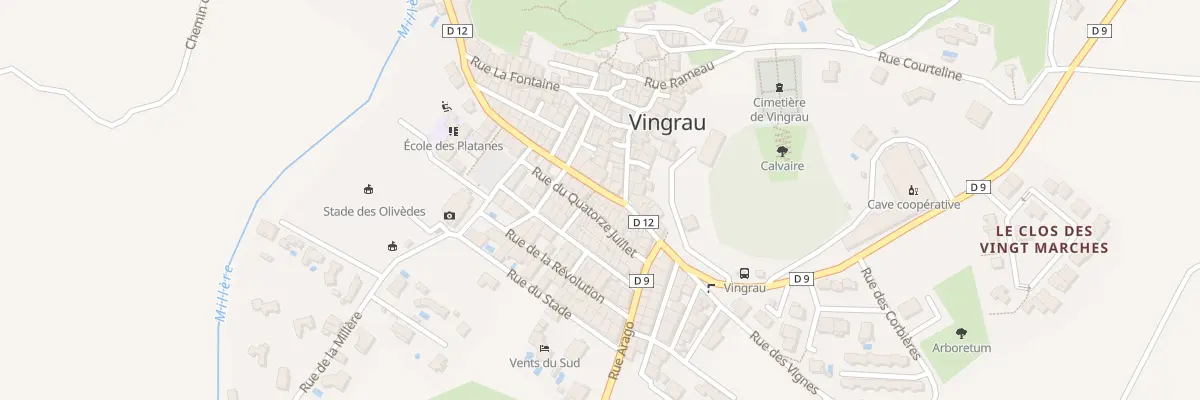 Plan du 24 Rue Mal Joffre à Vingrau