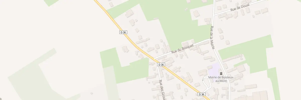 Plan du 2 Rue du Bosquet à Boisleux-au-Mont