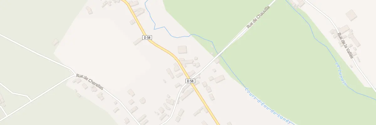 Plan du 104 Rte de Fontainebleau à Nonville