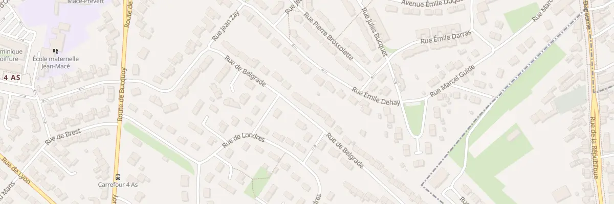 Plan du 35 Rue de Belgrade à Achicourt