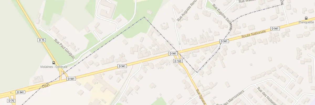 Plan du 32 Rte Nationale à Auchy-les-Mines