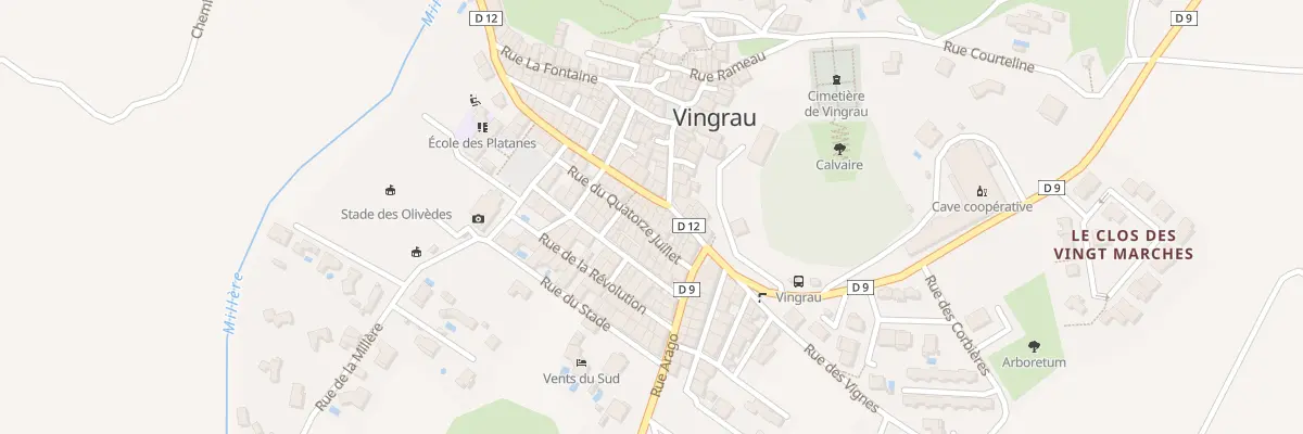 Plan du 20 Rue Mal Joffre à Vingrau