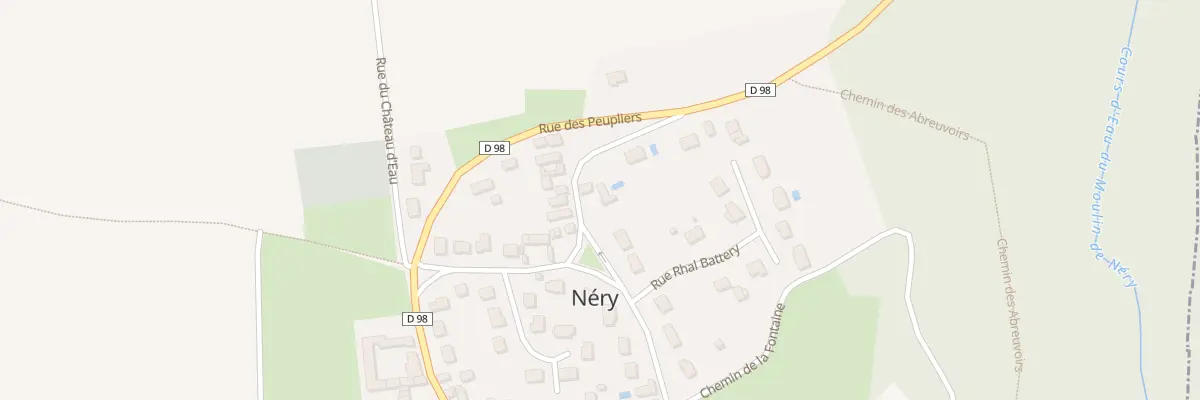 Plan du 3 Rue du Chauffour à Néry