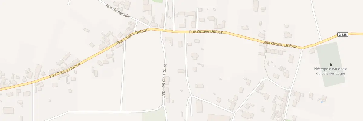 Plan du 44 Rue Octave Dufour à Beuvraignes
