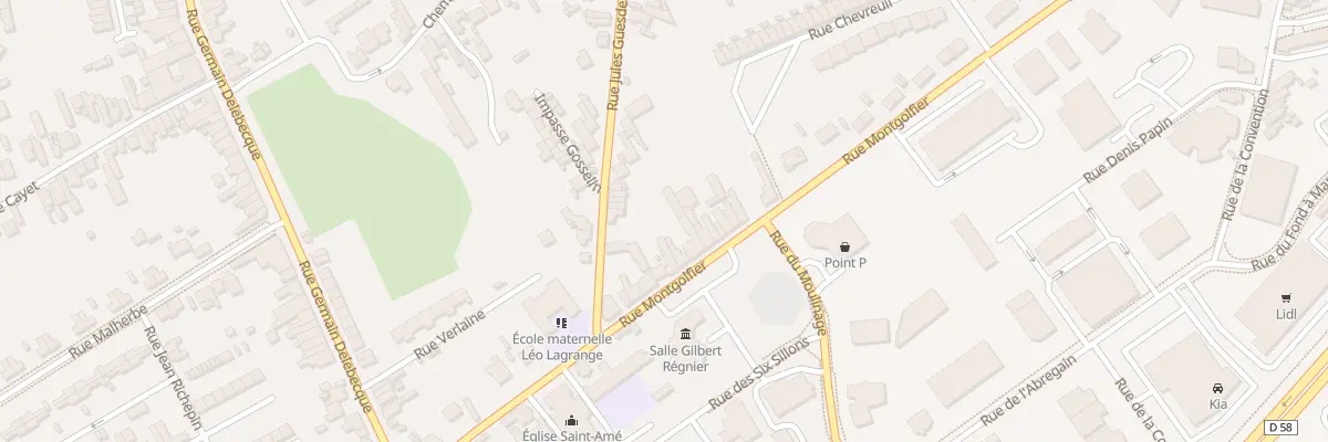 Plan du 240 Rue Montgolfier à Liévin