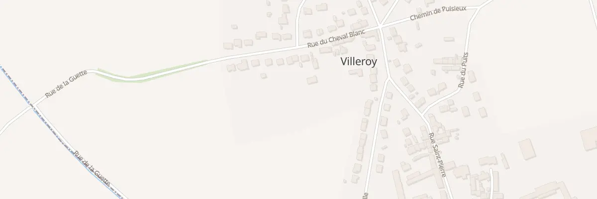 Plan du 27 Rue du Cheval Blanc à Villeroy