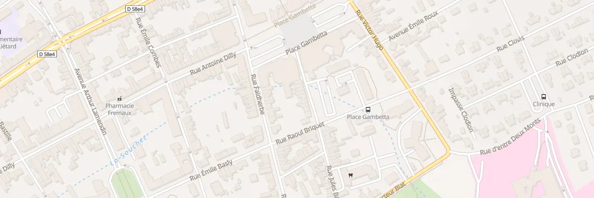 Plan du 13 Rue Jules Bédart à Liévin