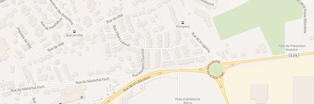 Plan du 42 Rue Albert Lebrun à Tournan-en-Brie