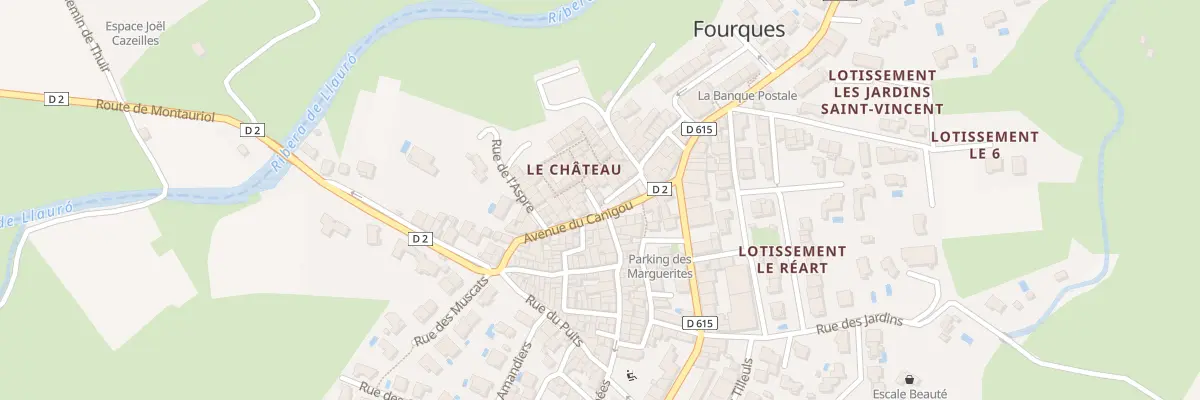 Plan du 8 Pl de la Mairie à Fourques
