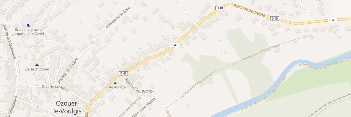Plan du 72 Rue Jude de Crene à Ozouer-le-Voulgis