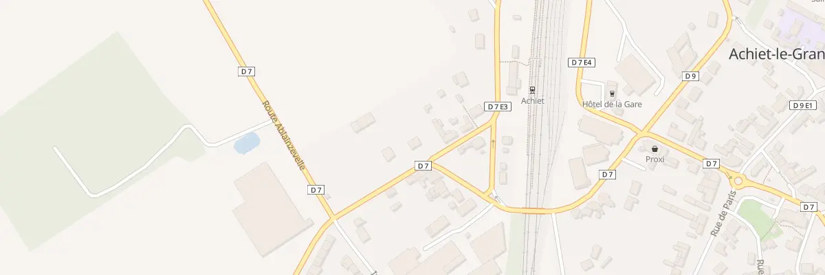 Plan du 4 Rue du Gen Frere à Achiet-le-Grand