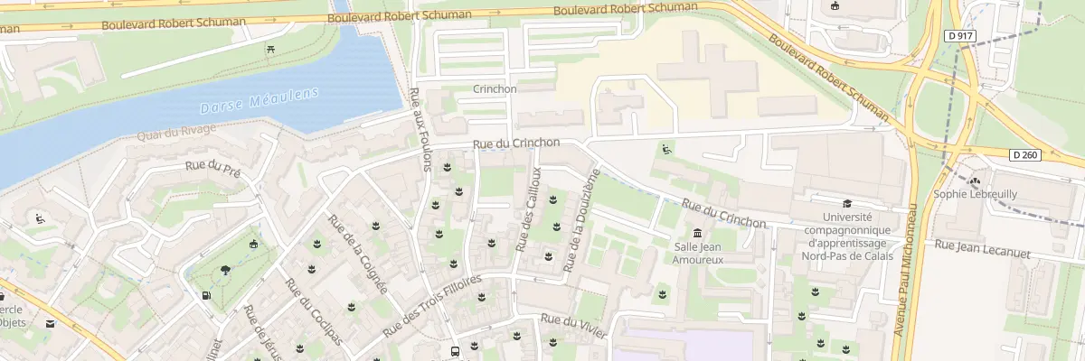 Plan du 7B Rue du Crinchon à Arras