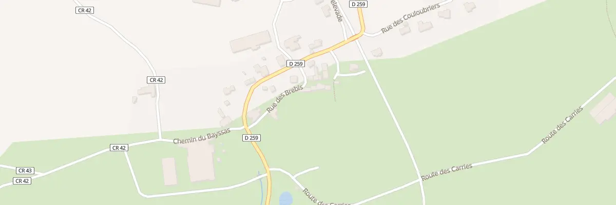 Plan du 116 Rue des Brebis à Bertholène