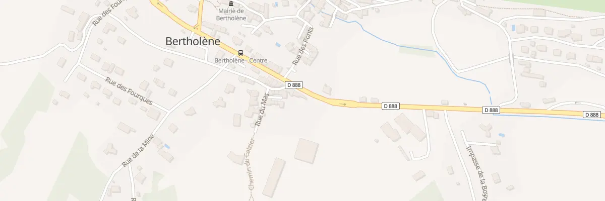 Plan du 2275B Av Claude Salles à Bertholène