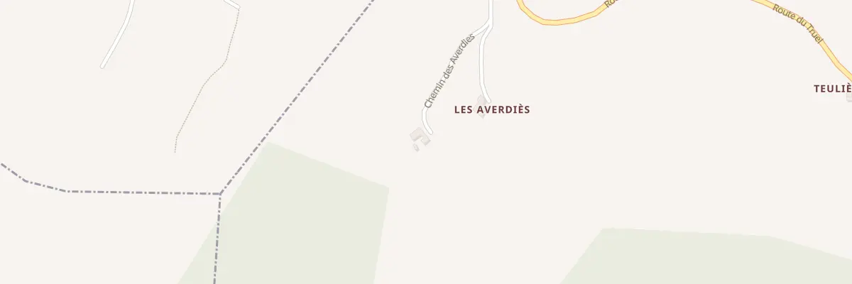 Plan du 5144 Les Averdies aux Costes-Gozon