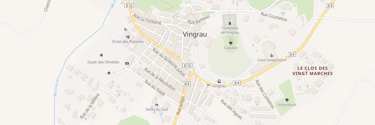 Plan du 17 Rue Mal Joffre à Vingrau
