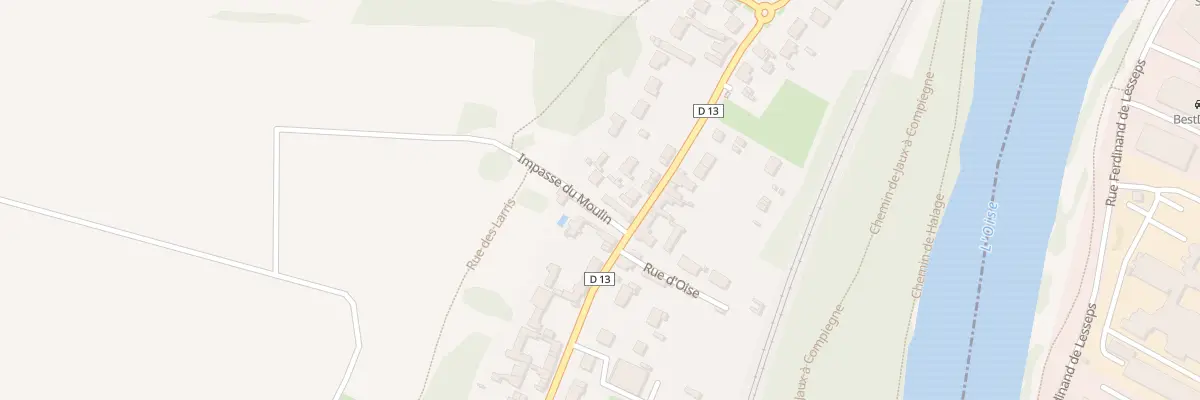 Plan du 749 Rue de la République à Jaux