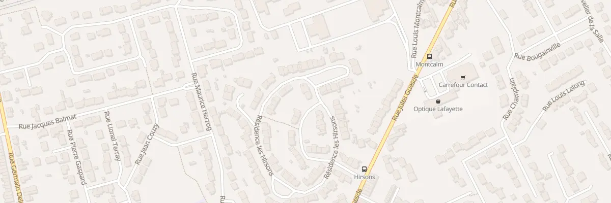 Plan du 84 Res les Hirsons Rue Mordacque à Liévin