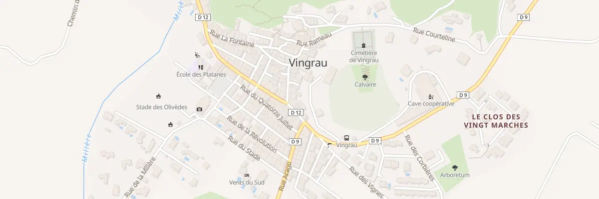 Plan du 19 Rue Mal Joffre à Vingrau
