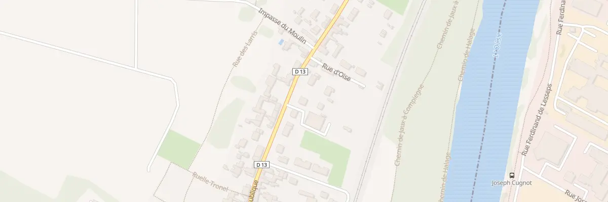 Plan du 652 Rue de la République à Jaux