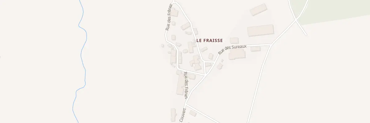 Plan du 5045 Le Fraisse à Perpezat