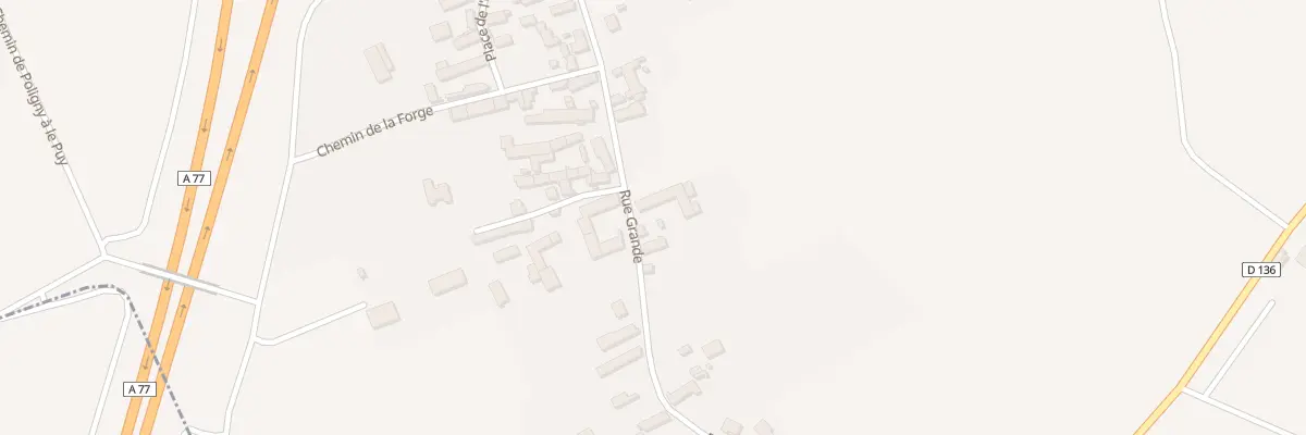 Plan du 30 Rue Grande à Chaintreaux