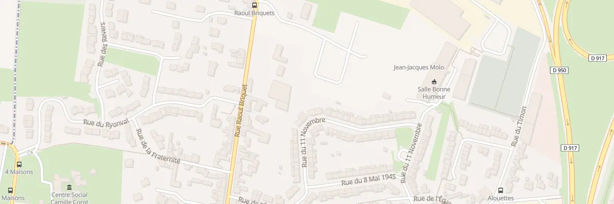 Plan du 84 Rue du Onze Novembre à Saint-Nicolas