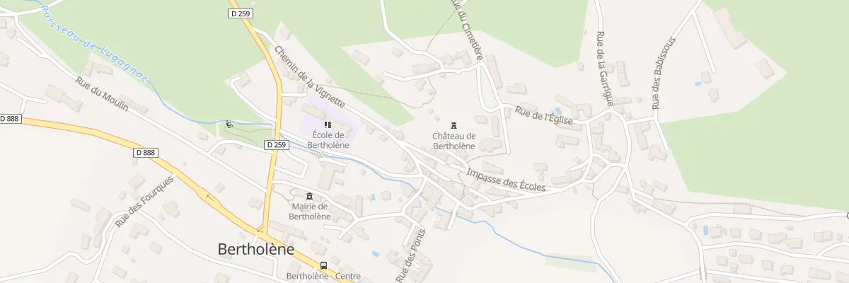 Plan du 31 Imp du Cordonnier à Bertholène