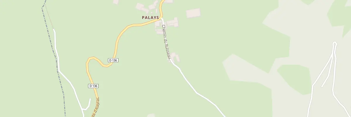 Plan du 5130 Palays au Cayrol