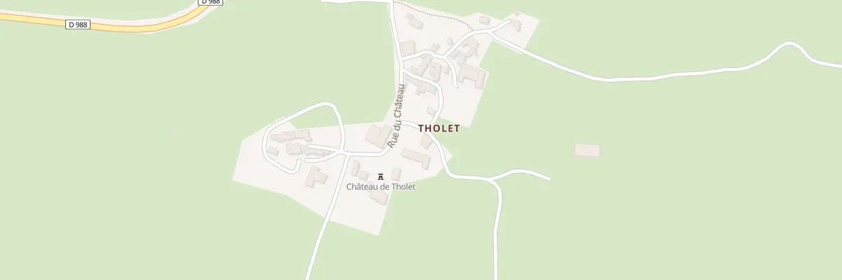 Plan du 5015 Tholet à Gabriac