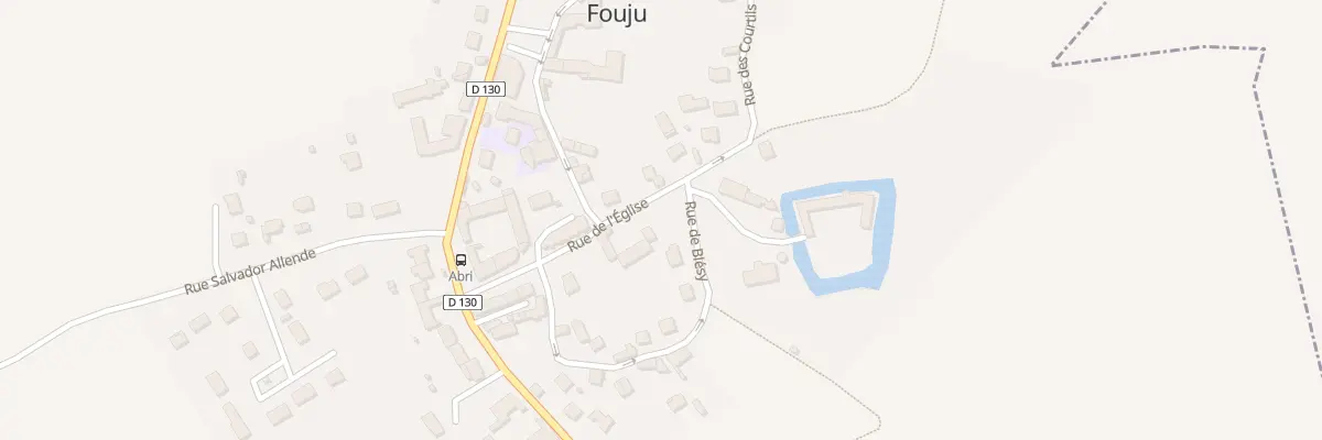 Plan du 142 Rue de l’Eglise à Fouju