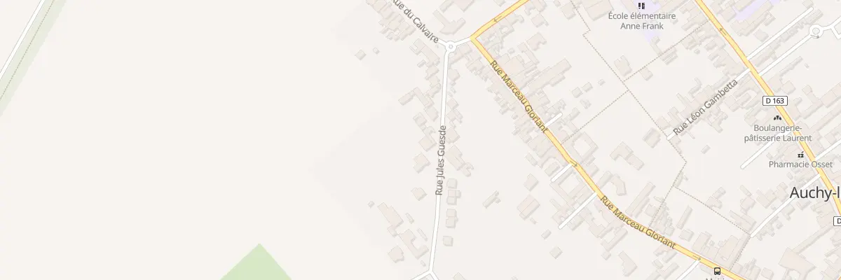Plan du 41A Rue Jules Guesde à Auchy-les-Mines